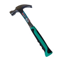 Молоток-гвоздодер литой 500гр., двухкомпонентная рукоятка, "MAXIMUM" MX 05600