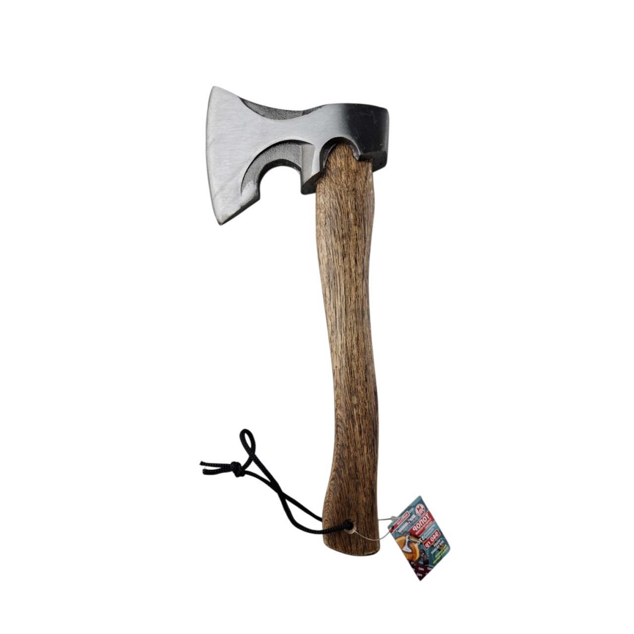 топор туристический с чехлом для лезвия 940гр.,34 см,хром-черный, 022,"maximum" (максимум) mx19188 оптом